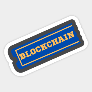 Bitcoin Blockchain-buster Sticker